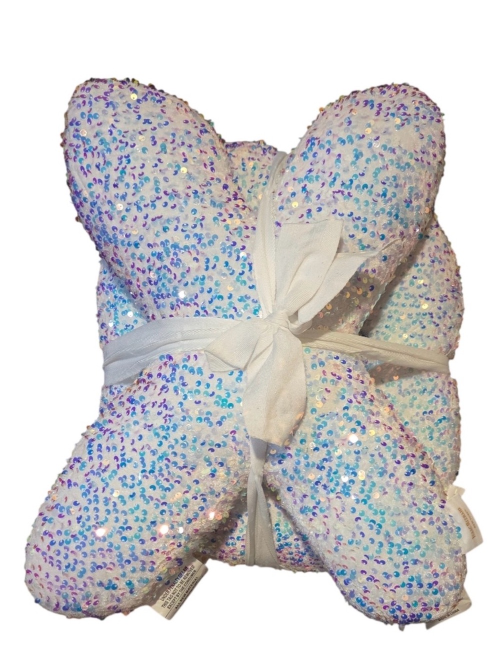 Isaac Mizrahi Sequin X and O Letter Shape Pillows
